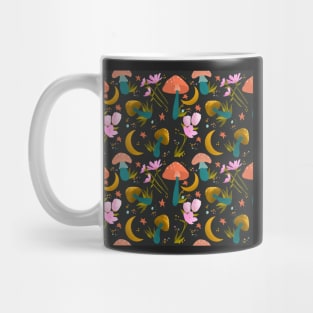 Mushrooms and Flowers Mug